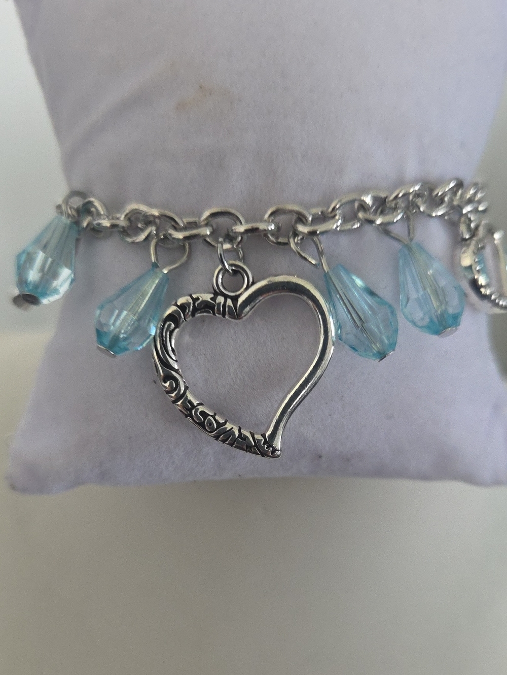 Paparazzi Tune My Heart Blue Bracelet NWT